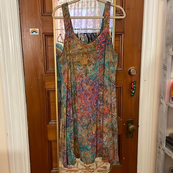 Bali Batik 1x Tank Dress - Picture 1 of 9